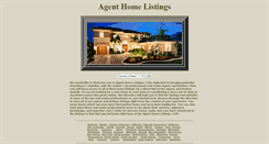 Desktop Screenshot of agenthomelistings.com